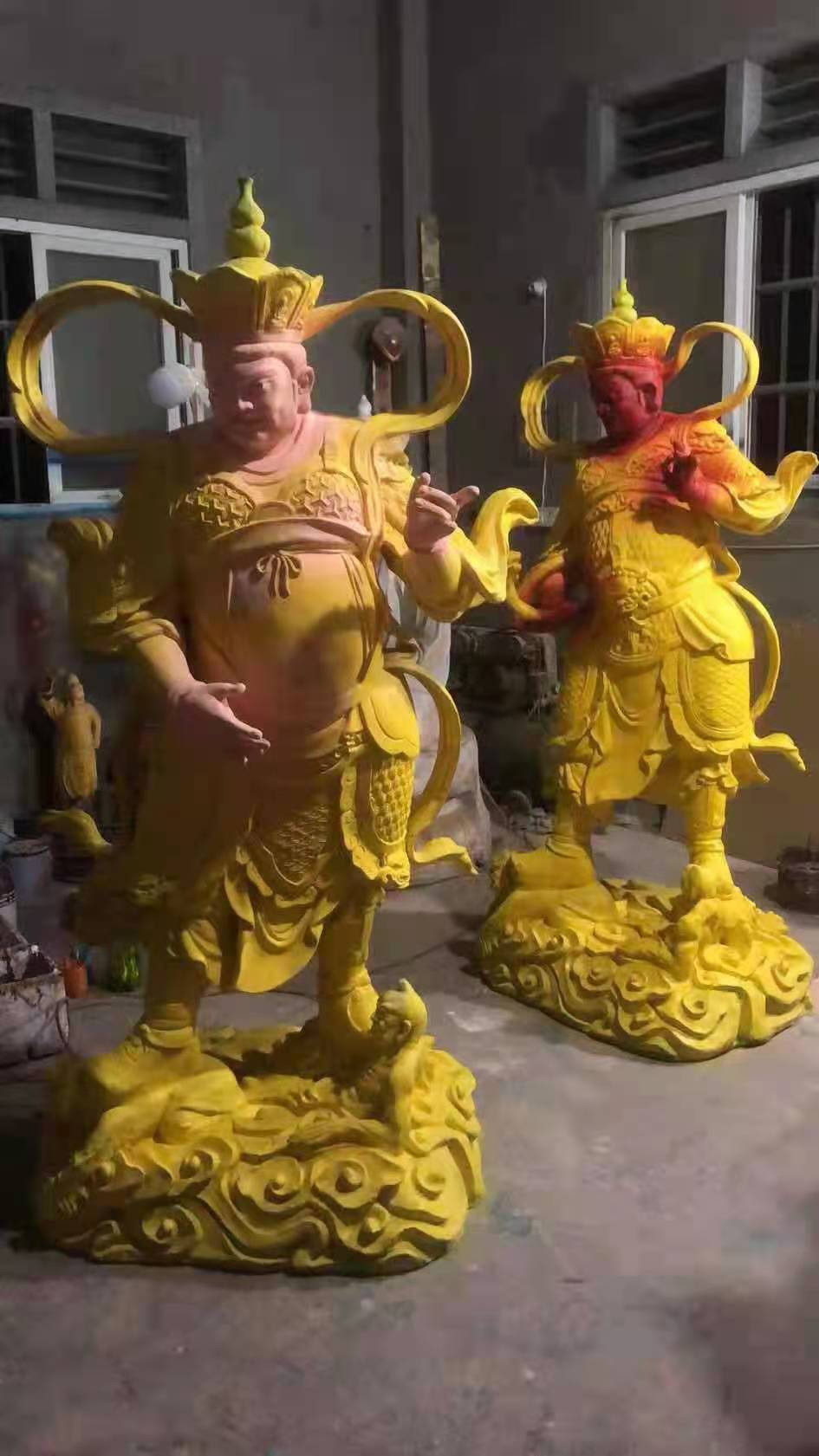 启航彩四大天王贴金缘起