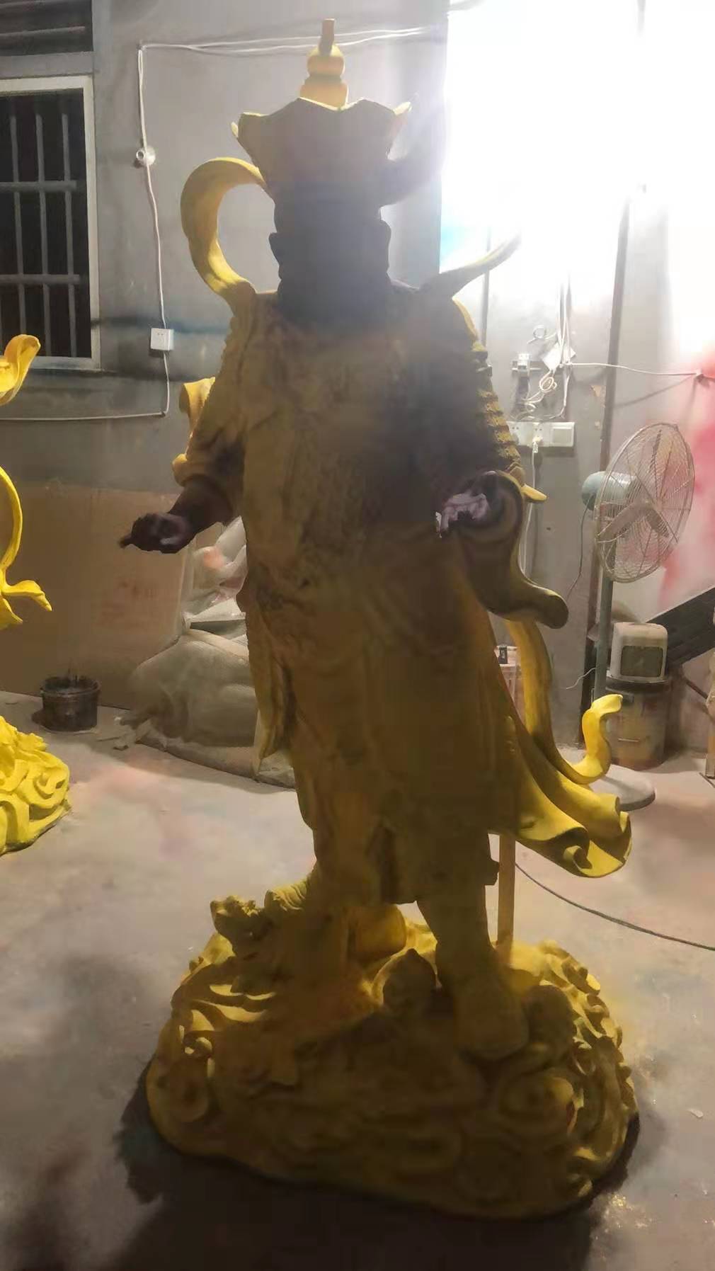 启航彩四大天王贴金缘起