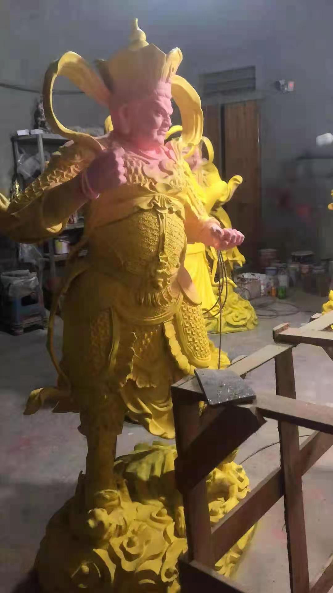 启航彩四大天王贴金缘起